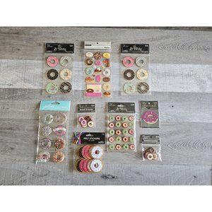 Sticker Lot Baking Donuts Donut Donuts Scrapbooking 3D Stickers RARE Jolee's #35